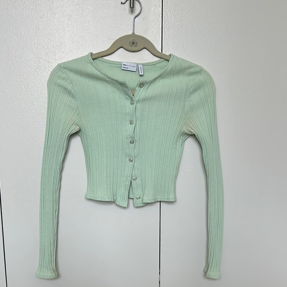 ASOS Light Green Ribbed Sweater - Picture 1 of 2